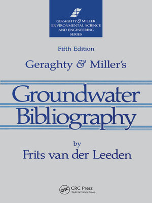 cover image of Geraghty & Miller's Groundwater Bibliography